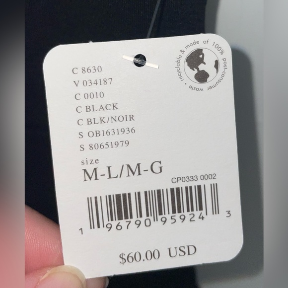 NWT - Free People Movement Black Every Single Time Runsie - Size: M-L - Picture 4 of 5